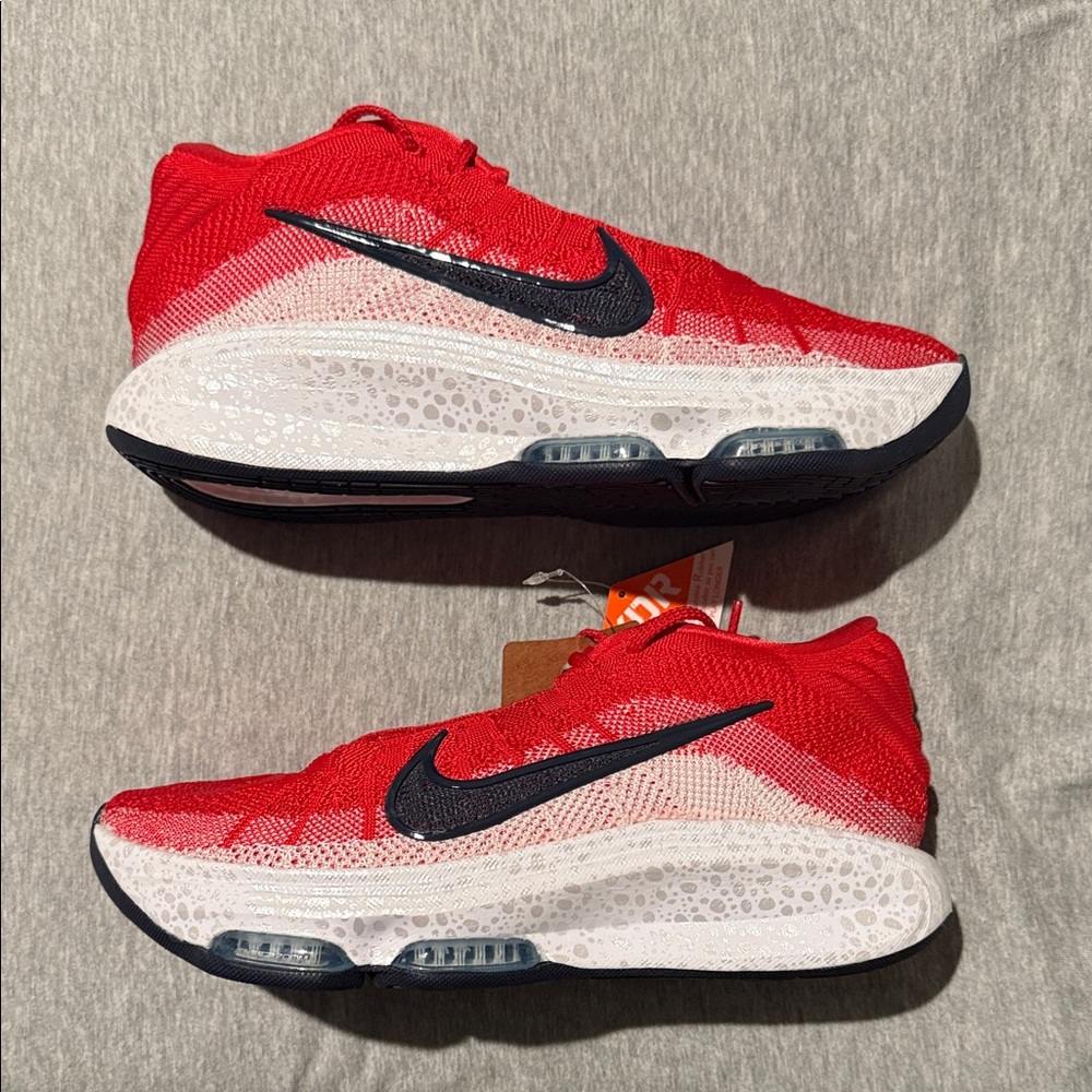 Nike Kids Red and White Athletic Sneakers